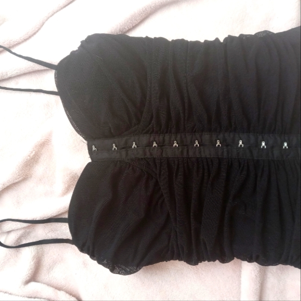 Ruched corset cami top (MOA MOA)